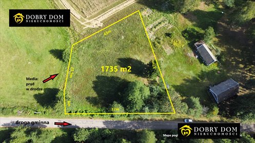 Do sprzedania działka 1735 m² z warunkami zabudowy w Soce działka Soce