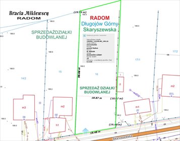 Działka budowlana na sprzedaż Radom, Długojów Górny, Skaryszewska 1 126m2 Foto 2
