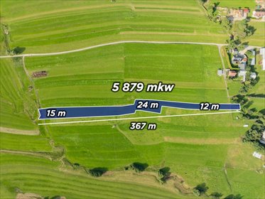 Działka 5890 m² z widokami na góry w Lasku. działka Lasek, Lasek