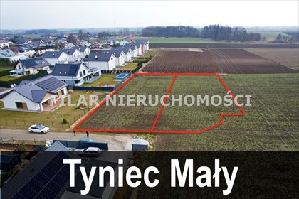 Działka 13,38 ar z pełną infrastrukturą w Tyniec Mały działka Tyniec Mały