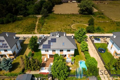 Nowoczesny dom 162 m2 z widokiem na tereny zielone dom Łomianki, Kościelna Droga