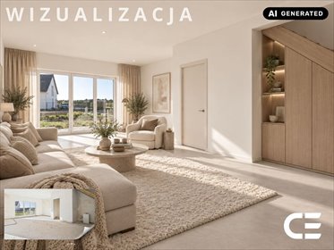 Polecam nowoczesny dom 117 m² z poddaszem i ogrodem dom Brzezina