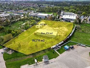 Obiekt przemysłowo-magazynowy 1490 m² - Malbork z bocznicą lokal użytkowy Malbork, Daleka