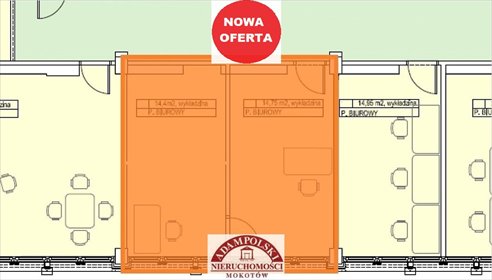 Zapraszam do wynajmu biura 29 m² w centrum Mokotowa lokal użytkowy Warszawa, Mokotów, Służewiec