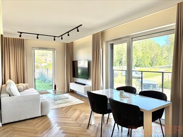 Zapraszam do nowoczesnego 43 m² mieszkania z ogródkiem i balkonem mieszkanie Porosły