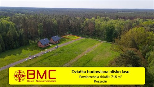 Działka budowlana 715 m² przy lesie, Koszęcin działka Koszęcin