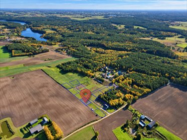 Działka 1004 m² w Borzechowie, lasy i jezioro - polecam! działka Zblewo, Borzechowo, Leśna