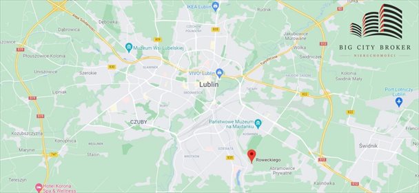 działka na sprzedaż 2584m2 działka Lublin, Abramowice, Stefana Roweckiego