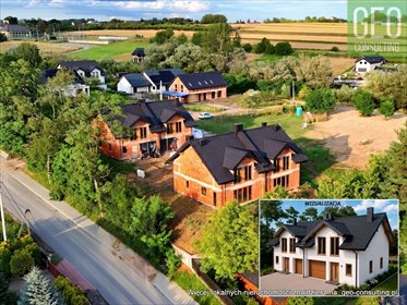 Do sprzedania przestronny dom bliźniak 151 m² z garażem w Więcławicach Starych dom Więcławice Stare, Dom duży bliźniak z garażem