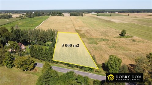 Na sprzedaż przestronna działka 3000 m² z warunkami zabudowy działka Jabłońskie