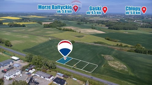 działka na sprzedaż 900m2 działka Będzino