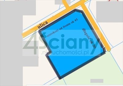 działka na sprzedaż 2415m2 działka Strzeniówka