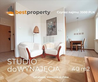 mieszkanie na wynajem 40m2 mieszkanie Warszawa, Śródmieście, Polna