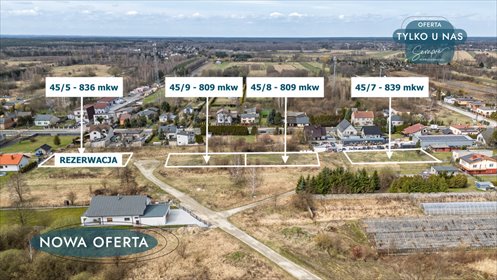 działka na sprzedaż 809m2 działka Zduńska Wola, Wisławy Szymborskiej