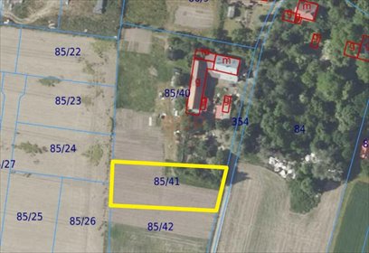 działka na sprzedaż 1299m2 działka Wojnowice, Topolowa