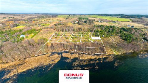 Na sprzedaż działka 725 m² nad jeziorem Lubie w Lubieszewie działka Lubieszewo