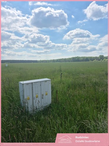 Działka 885 m² z widokiem na las i pola, media, utwardzony dojazd działka Rudziniec