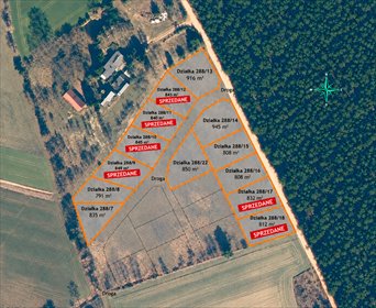 Widok na las, 5 min od miasta działka Nowy Dwór