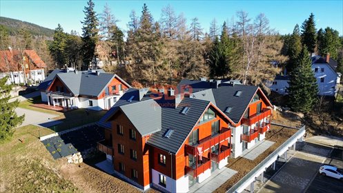 Polecam apartament 53,39 m² z widokiem na Karkonosze i Izery mieszkanie Szklarska Poręba, Szklana