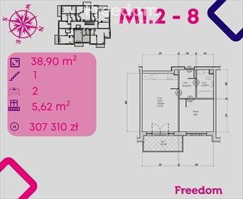mieszkanie na sprzedaż 39m2 mieszkanie Bonin