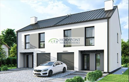 Nowoczesny dom bliźniak w Pępowie, 135 m2, garaż dom Pępowo