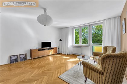 Przestronne 2-pokojowe mieszkanie z balkonem i widokiem na ogródki mieszkanie Warszawa, Praga-Południe, Saska Kępa, Międzynarodowa