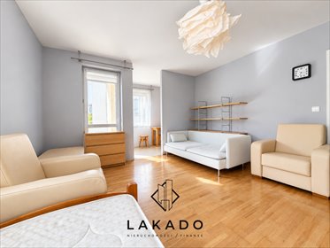 Na wynajem jasne 34 m² mieszkanie z balkonem w Krakowie mieszkanie Kraków, Kliny, Borkowska