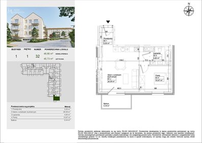 mieszkanie na sprzedaż 46m2 mieszkanie Osielsko, Aleja Adama Mickiewicza