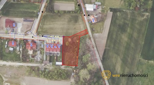 Działka 1347 m² pod dom lub bliźniak - polecam działka Chmielów
