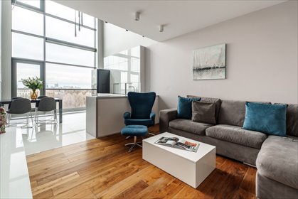 Polecam nowoczesny loft 4 pok. z panoramicznym widokiem na Warszawę mieszkanie Warszawa, Mokotów Służewiec, Jana Pawła Woronicza