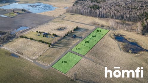 Działka 1700 m² z widokiem na jezioro i las (Blanki) działka Blanki