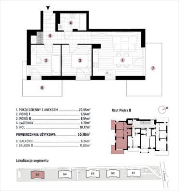 mieszkanie na sprzedaż 55m2 mieszkanie Kraków, Bronowice, Stawowa