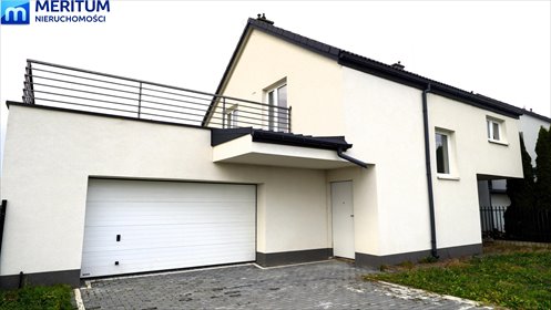 Nowoczesny segment 155 m² z garażem i tarasem w Zaborówku dom Zaborówek