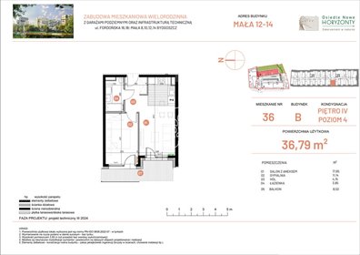 mieszkanie na sprzedaż 37m2 mieszkanie Bydgoszcz, Fordońska