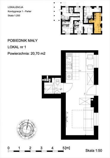 Kompaktowe mieszkanie z dużym tarasem 27 m² polecam mieszkanie Pobiednik Mały