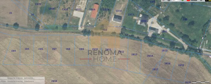 działka na sprzedaż 1140m2 działka Niemstów