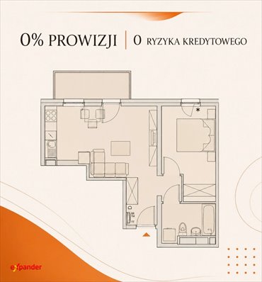 Nowoczesne 2-pokojowe mieszkanie z balkonem, gotowe do odbioru mieszkanie Wrocław, Braterska