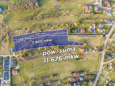 Duża działka inwestycyjna pod zabudowę wielorodzinną i usługową działka Czarnochowice