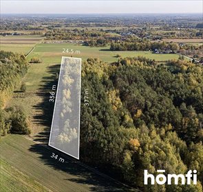 działka na sprzedaż 530m2 działka Dąbrówka Nagórna-Wieś, Leśna