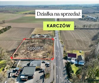 działka na sprzedaż 5100m2 działka Karczów, Opolska