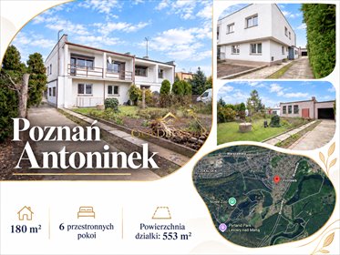 Przestronny dom 180 m² z potencjałem inwestycyjnym polecam! dom Poznań, Antoninek, Antoninek, Unisława