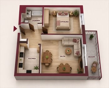Nowoczesne 2-pokojowe mieszkanie 37 m² w Gdańsku zapraszam mieszkanie Gdańsk, Aleja Rzeczypospolitej