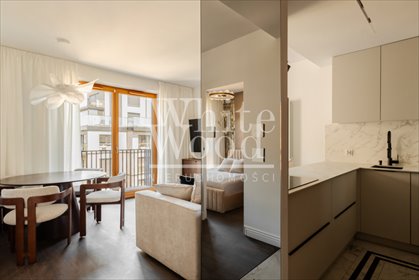 Zapraszam do obejrzenia nowoczesnego 37 m² apartamentu z balkonem nad Motławą mieszkanie Gdańsk, Śródmieście, Sienna Grobla