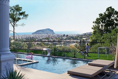 Luksowne wille z panoramicznym widokiem i smart home dom Alanya, Sugözü, Alanya, Antalya