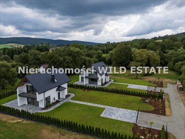 Na sprzedaż nowoczesny dom 119 m² z panoramicznymi oknami dom Ustrzyki Dolne, Brzegi Dolne
