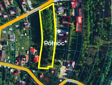 Działka pod zabudowę mieszkaniową, 5293 m2, Radomsko działka Radomsko, Piłsudskiego