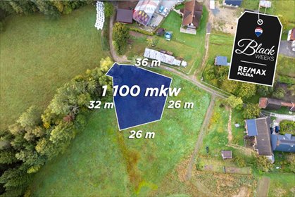 działka na sprzedaż 1100m2 działka Rokiciny Podhalańskie