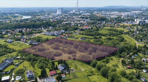 Działka pod osiedle domów jednorodzinnych w Krakowie. działka Kraków, Habina