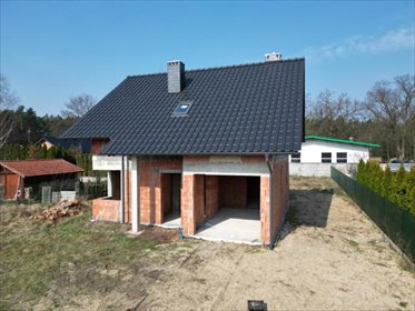 Dom w stanie surowym z garażem, 129,55 m2, własna aranżacja dom Kup