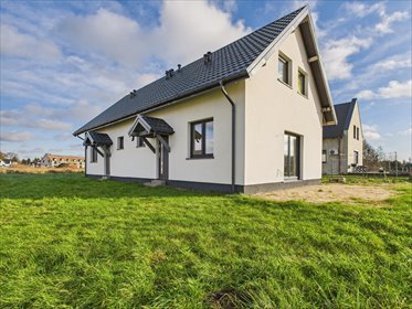 Nowoczesny dwulokalowy dom 180 m² z ogrodem w Nowęcinie dom Nowęcin, Łebska